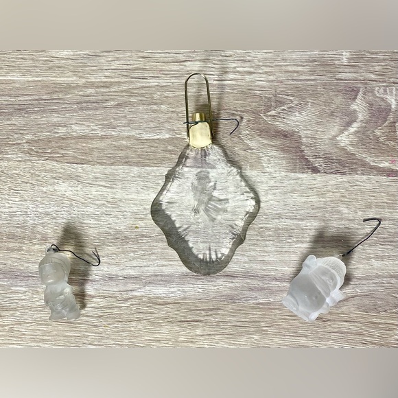 Set of 3 vintage Christmas ornaments and Xmas tree candle - Picture 5 of 5